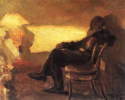 Leonid Pasternak Leo Tolstoy Spain oil painting art